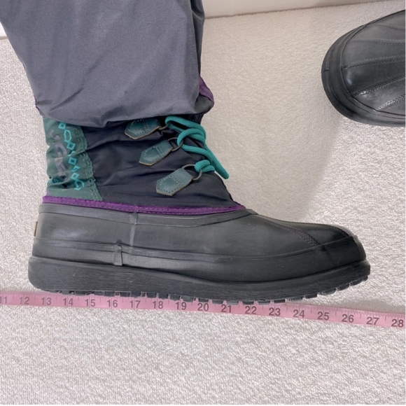 Vintage Sorel Black Purple Teal Freestyle Sport Winter Snow Boots 11 - Picture 15 of 16